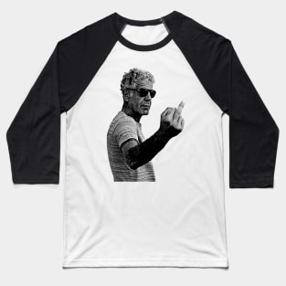 Anthony Bourdain // Retro 90s Baseball T-Shirt